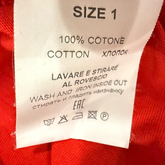 Gaëlle Paris Red Tank Top Size 1 - Picture 5 of 5